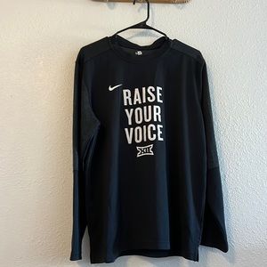 Nike Big 12 B12 confrence Raise your voice shirt Large